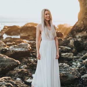 Abbey White Dress Maxi