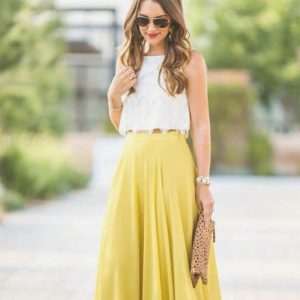 Maxi Skirt Yellow